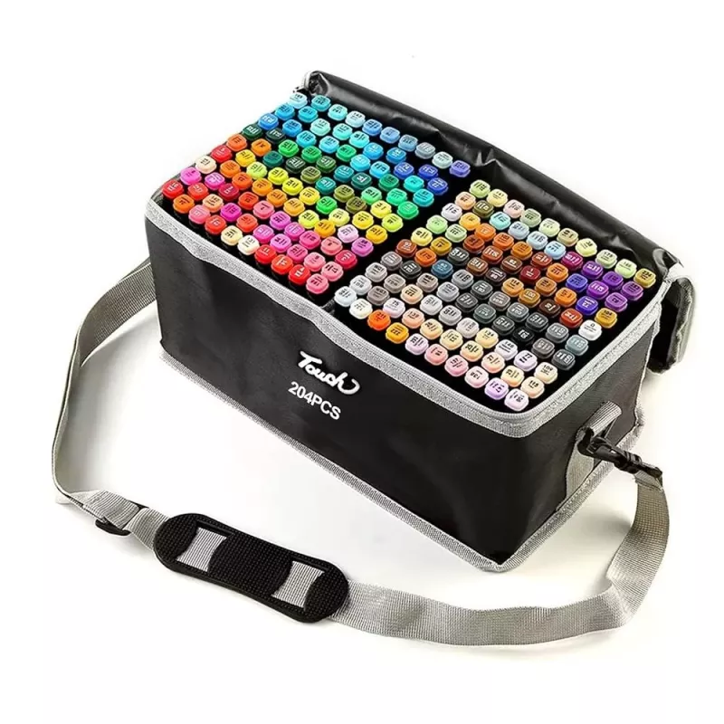 Marker-set Extralink MARKERY 204 stuks — alcoholmarker-set, diverse kleuren, 204 stuks