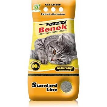 Certech Super Benek Standard Natural - klontvormende kattenbakvulling 10 l