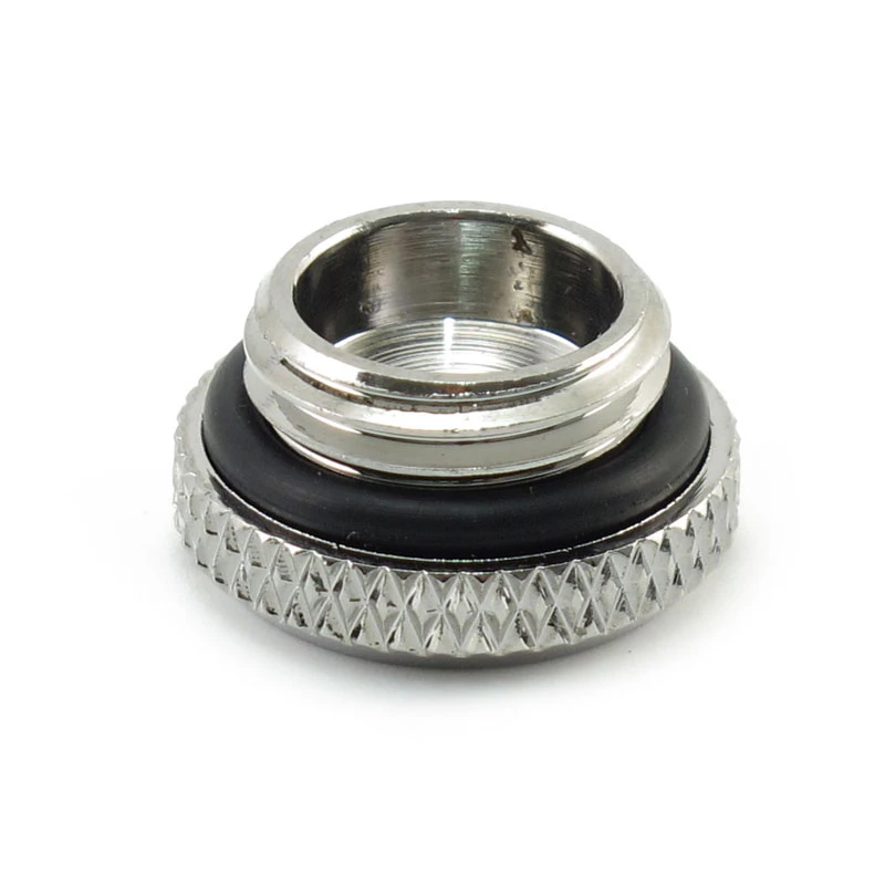 XSPC G1/4 inch buitendraad stop V2 — 10-pack, chroom