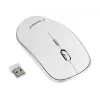 Draadloze muis GEMBIRD MUSW-4B-01-W, dubbelhandig, optisch 1600 DPI, 4 knoppen, RF Wireless, wit