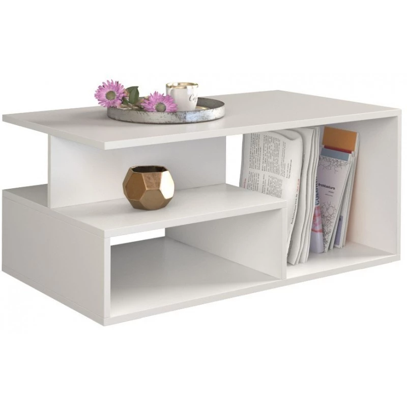 Topeshop PRIMA BIEL salontafel / bijzettafel / eindtafel salontafel vrij gevormd 1 poot