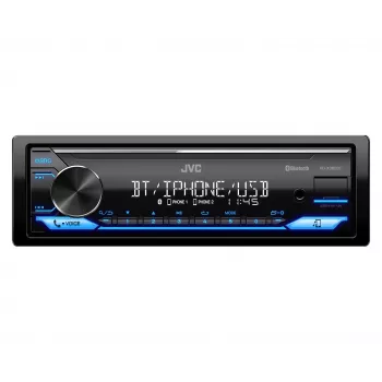 Autoradio JVC KDX-382BT met Bluetooth en USB — single DIN, AUX-ingang, FM-tuner