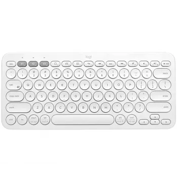 Logitech Multi-Device K380 - toetsenbord - draadloos - Bluetooth 3.0 - Duits - off-white