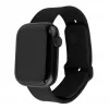 Siliconen bandset FIXED FIXSST2-434-BK voor Apple Watch 42/44/45mm – zwart, vast sportdesign