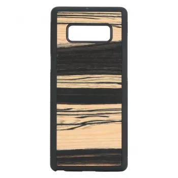 Smartphonehoesje man and wood voor Samsung Galaxy Note 8 — wit ebbenhout zwart finish
