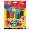 Kleurpotloden colorino JUMBO driehoekig — 10 kleuren, 8,9 cm