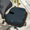 Leitz Ergo Cosy zitkussen, zitkussen, universeel, grijs, wig, effen, rits