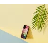 Hoes iKins voor Apple iPhone 12 mini – waterbloemendesign, zwart