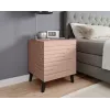 Nachtkastje cama meble NOVA 44x40x52 cm roze mat, 1 lade, 16 mm frame