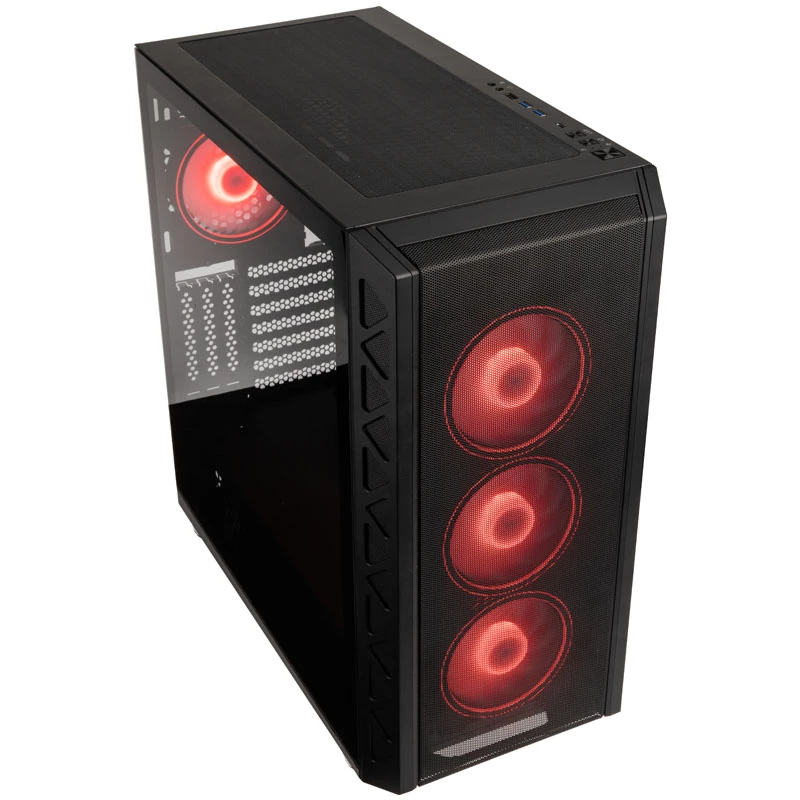 PC-behuizing Kolink Citadel Mesh ATX ARGB midi-tower – zwart, ATX-miditower-formfactor