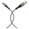 EFB Elektronik USB-A-naar-USB-C-kabel 60 W QC 3 A grijs - kabel - digitaal/data (USB-AC-00002)