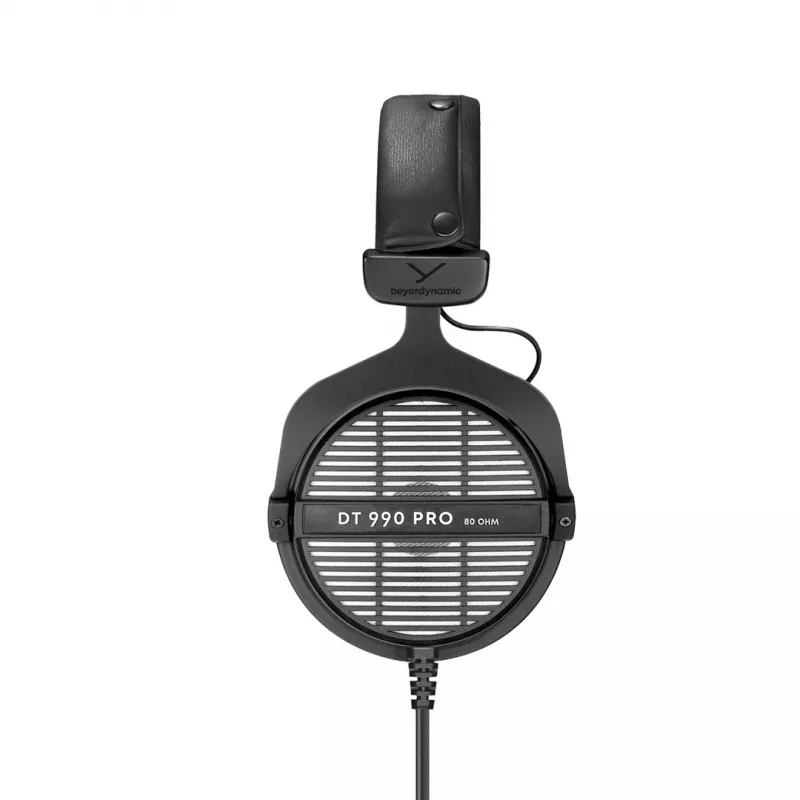 Studiokoptelefoon Beyerdynamic DT 990 PRO 80 Ω, bedraad, omsluitend, 3 m kabel, zwart