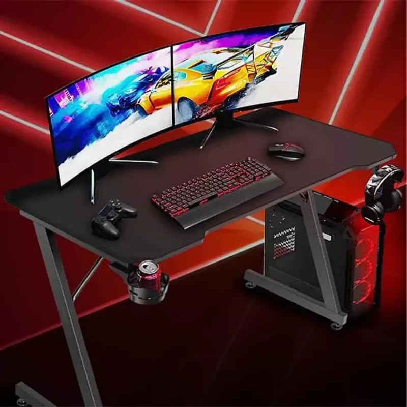 Computertafel Subsonic SA5706 zwart recht PVC 120x60 cm