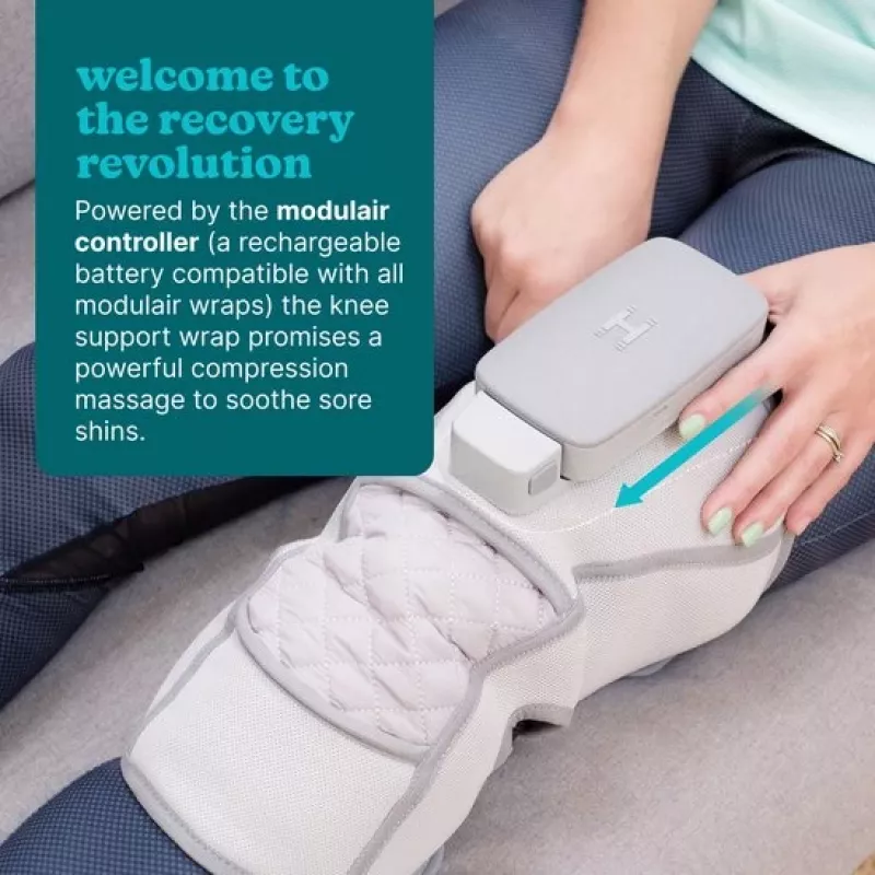 Kniebandage HoMedics SR-CMXKE10HBND modulair compressiesysteem met controller