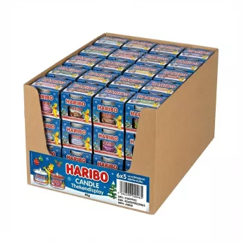 Haribo Candy display A1805 85 g (6×5) Winter Scents – toonbankdisplay met 30 pakken