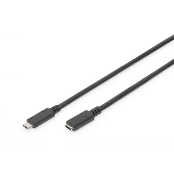 USB Type-C-verlengkabel Digitus AK-300210-007-S 0,7 m