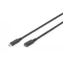USB Type-C-verlengkabel Digitus AK-300210-007-S 0,7 m