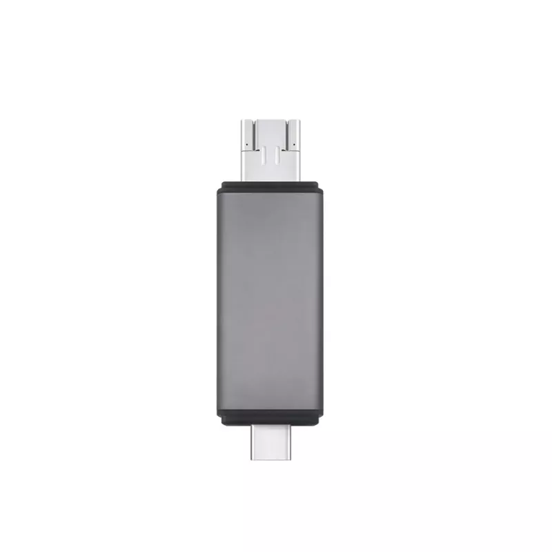 SD-kaartlezer 3-in-1, USB-C + USB-A 2.0 + Micro-USB