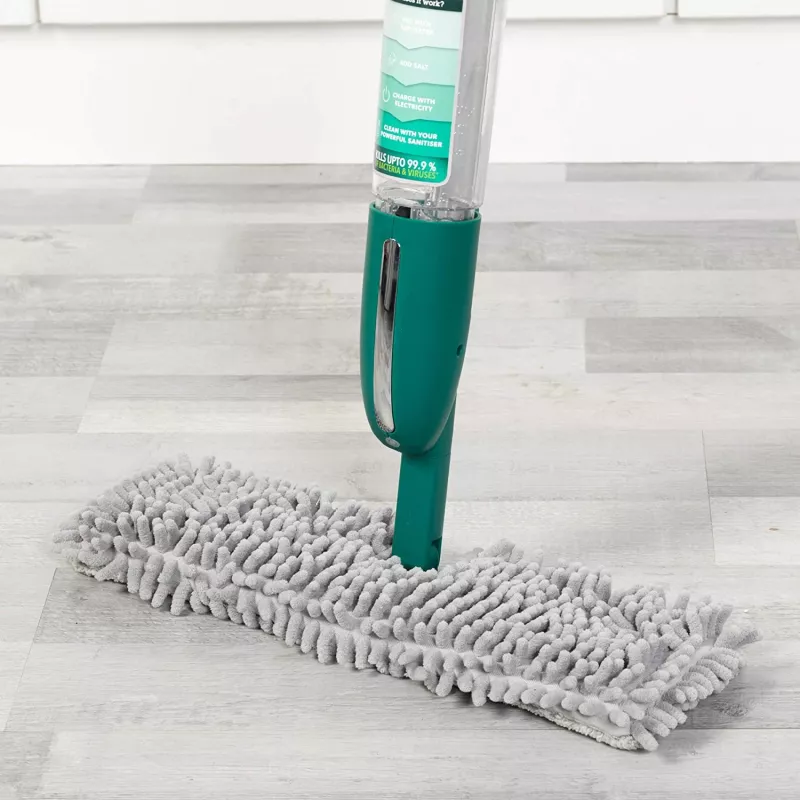 Beldray BEL01121-VDEEU7 antibacteriële spraymop, 400 ml navulbare cartridge, groen