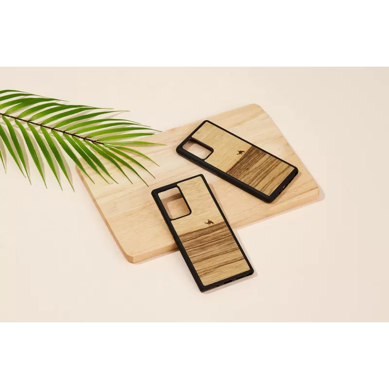 Beschermhoes Man and Wood Galaxy Note 20 — terra zwart
