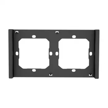Frame voor schakelaar M5 80 dubbel 2-voudig SONOFF M5-2C-80-F (grafiet/zwart)