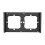 Frame voor schakelaar M5 80 dubbel 2-voudig SONOFF M5-2C-80-F (grafiet/zwart)