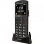 Bea-fon SL260 Silver Line mobieltje met toetsen, 2,2 inch, 176 x 220, microSD, zwart/zilver