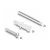 DeLOCK glasvezel-aansluitdoos 2 x SC simplex LC duplex wit