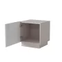 Nachtkastje set Cama meble LIVERTI 2 stk., 45×42×47 cm, cashmere kleur, MDF en spaanplaat