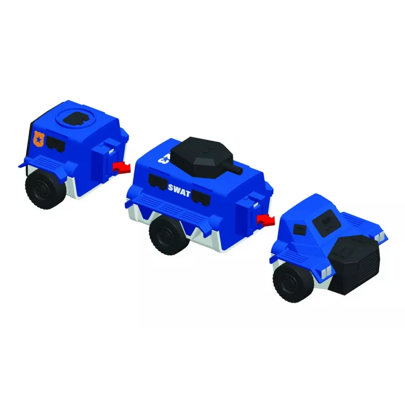 Voertuigset Popular Playthings Mix or Match Vehicles Police