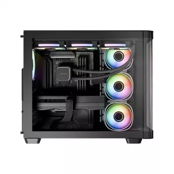 Computerbehuizing LC-Power LC-8001B-ON Midi Tower zwart