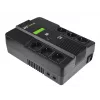 Green Cell AiO 800VA LCD UPS noodstroomvoeding, line-interactive, 0,8 kVA, 480 W, 6 AC-stopcontacten