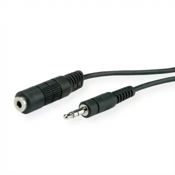 ROLINE audioverlengkabel - stereo mini-jackstekker mannelijk naar stereo mini-jackstekker vrouwelijk