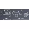 Cobi constructiespeelgoed Jeep Willys CJ-2A Groen Model 24517 – bouwsteenset