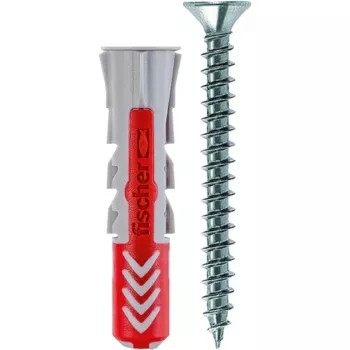 FISCHER PLUG DUOPOWER 8x40 S 50 stuks MET SCHROEVEN