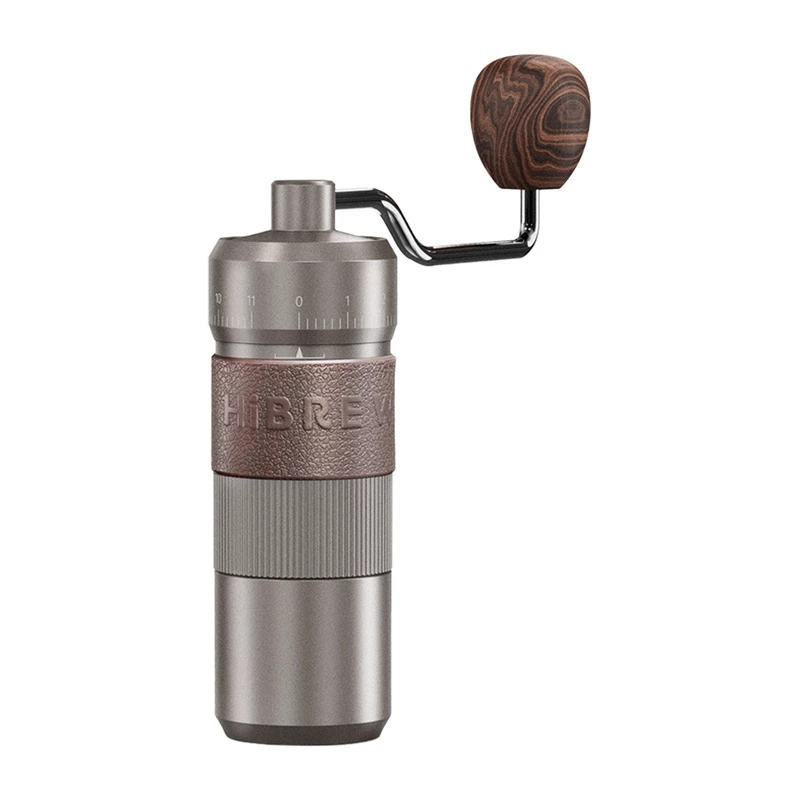 Handmatige koffiemolen HiBREW G4B met instelbare maalgraad, handmatige kegelmaalwerkmolen