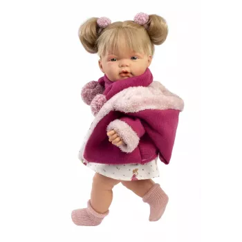 Pop Joelle 38 cm van Llorens — huilende babypop met realistische kenmerken en zachte lichaam