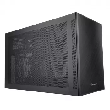SilverStone SST-SG17B Micro-ATX / Mini-ITX-behuizing - zwart
