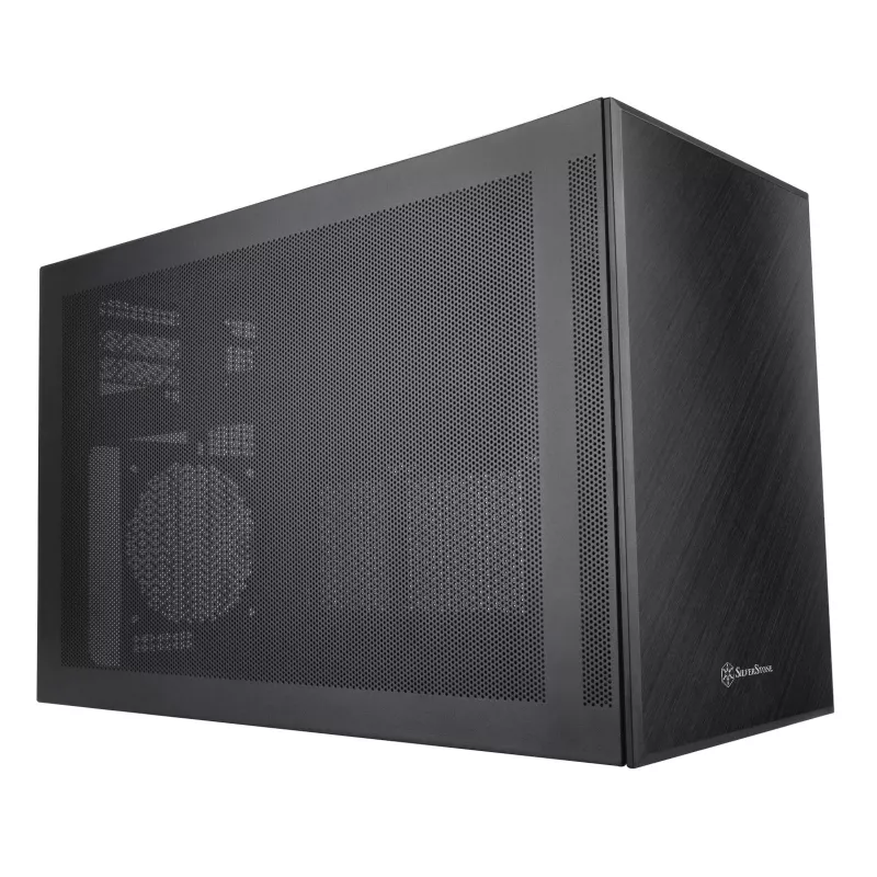 SilverStone SST-SG17B Micro-ATX / Mini-ITX-behuizing - zwart
