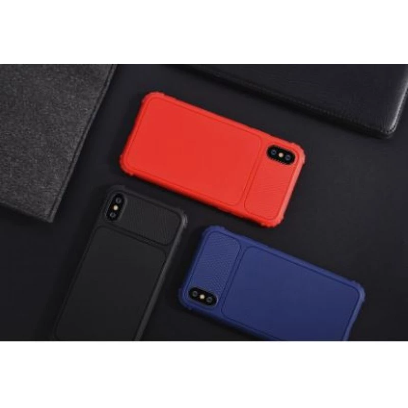 Schokbestendig hoesje Devia Shark1 voor iPhone XS Max (6,5) – rood