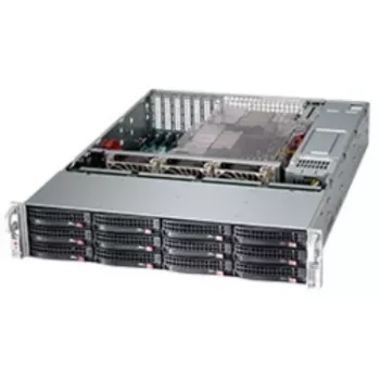 Serverbehuizing Supermicro SC826BE1C4-R1K23LPB Rack zwart