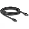DeLOCK RJ45-netwerkkabel Cat.8.1 S/FTP 3 m 40 Gbit/s zwart