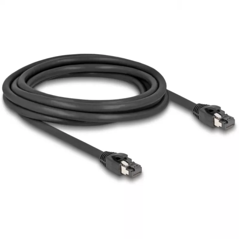 DeLOCK RJ45-netwerkkabel Cat.8.1 S/FTP 3 m 40 Gbit/s zwart