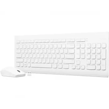 Lenovo GX30W75336 510 draadloze toetsenbord-en-muisset, 2,4 GHz nano-USB, wit