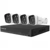 Foscam FNA108E-B4-2T videobewakingssysteem wit 4x 4K PoE bulletcamera, 1x 8-kanaals NVR