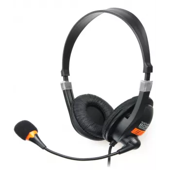 NATEC Drone headset bedrade hoofdband telefoongesprekken/muziek zwart, oranje