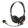 NATEC Drone headset bedrade hoofdband telefoongesprekken/muziek zwart, oranje