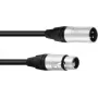 XLR-kabel PSSO 3-polig, symmetrische audiokabel, 5 m, Neutrik-stekkerverbindingen