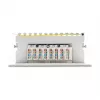 DeLOCK 10 inch patchpaneel 8 poorten Cat.6A 1U grijs