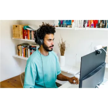 Logitech Zone Wired 2 - headset - on-ear, graphite, 981-001619 (981-001619)